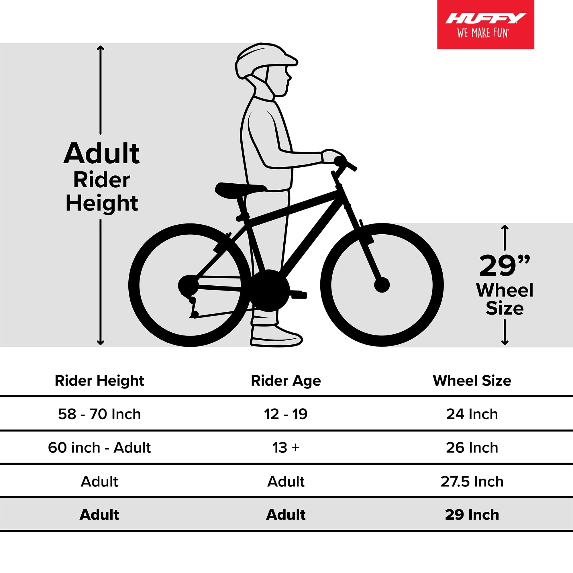 Huffy 29 Rock Creek Men's Mountain Bike, Black