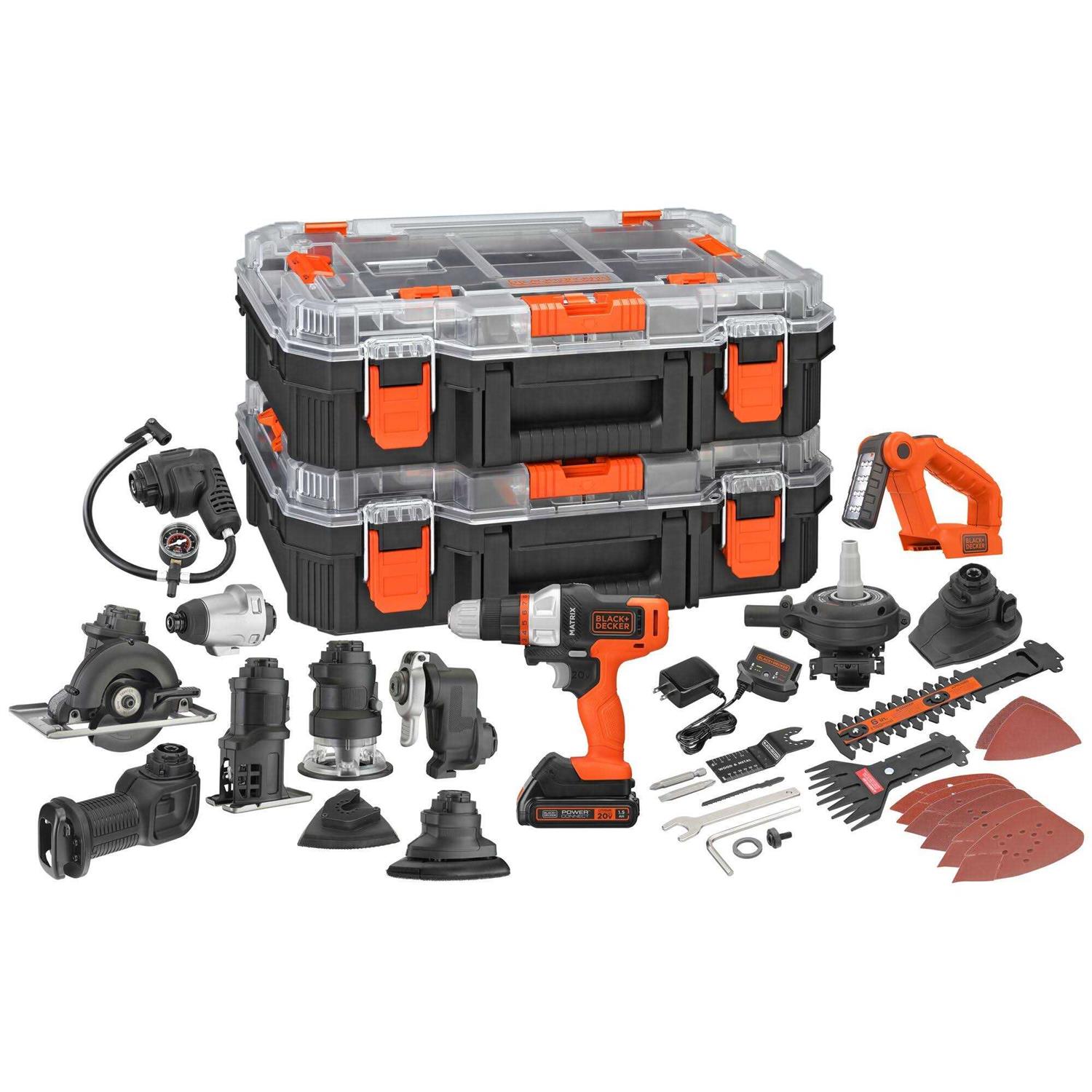 BLACK+DECKER MATRIX 20V MAX* Cordless 12-Tool Combo Kit