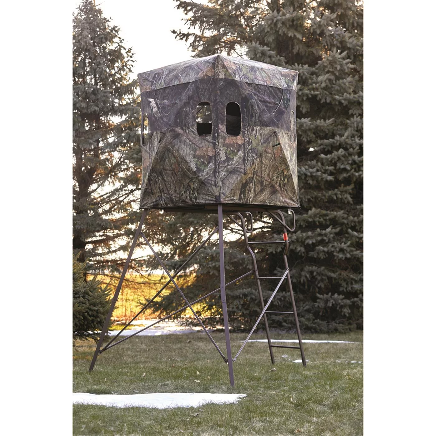Guide Gear 6' Tripod Hunting Tower Blind, 2-Man Stand Elevated, Hunting Gear Equipment Accessories, 4x4