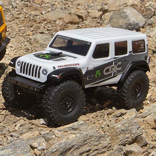 Axial RC Truck 1/24 SCX24 2019 Jeep Wrangler JLU CRC 4WD Rock Crawler Brushed RTR, Yellow, AXI00002V2T2