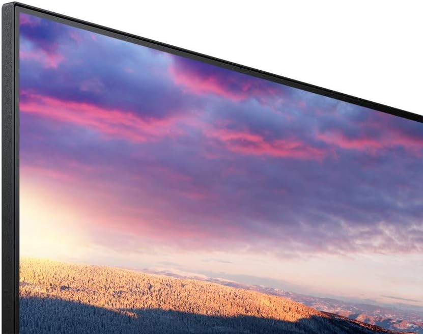 SAMSUNG 24" FHD Monitor with Bezel-LESS Design - LS24R350FHNXZA, Dark Blue Gray