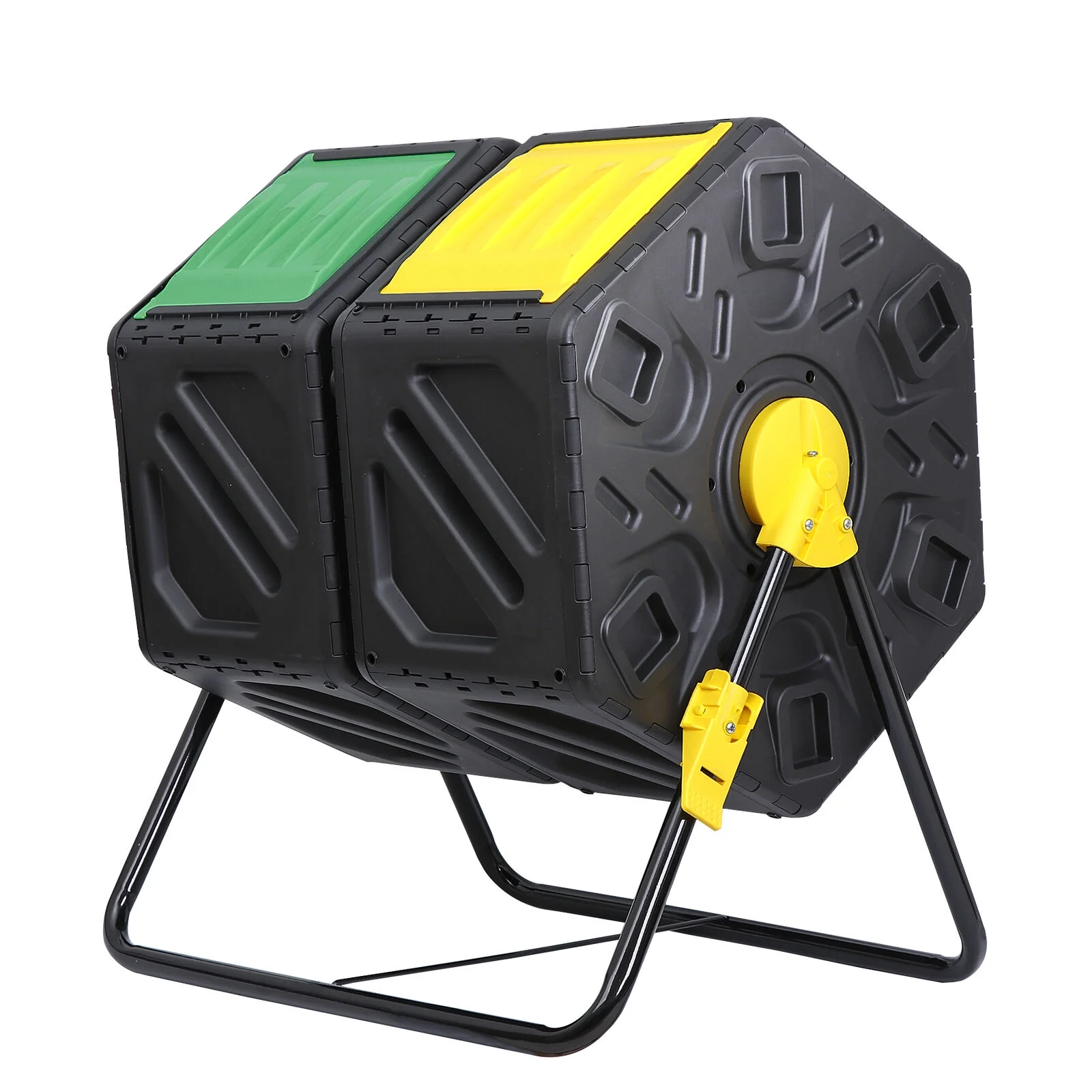 Compost Bin 18.5/37/43 Gallon Composting Tumbler BPA Free Rotating Outdoo Garden - Curated Treasures Market