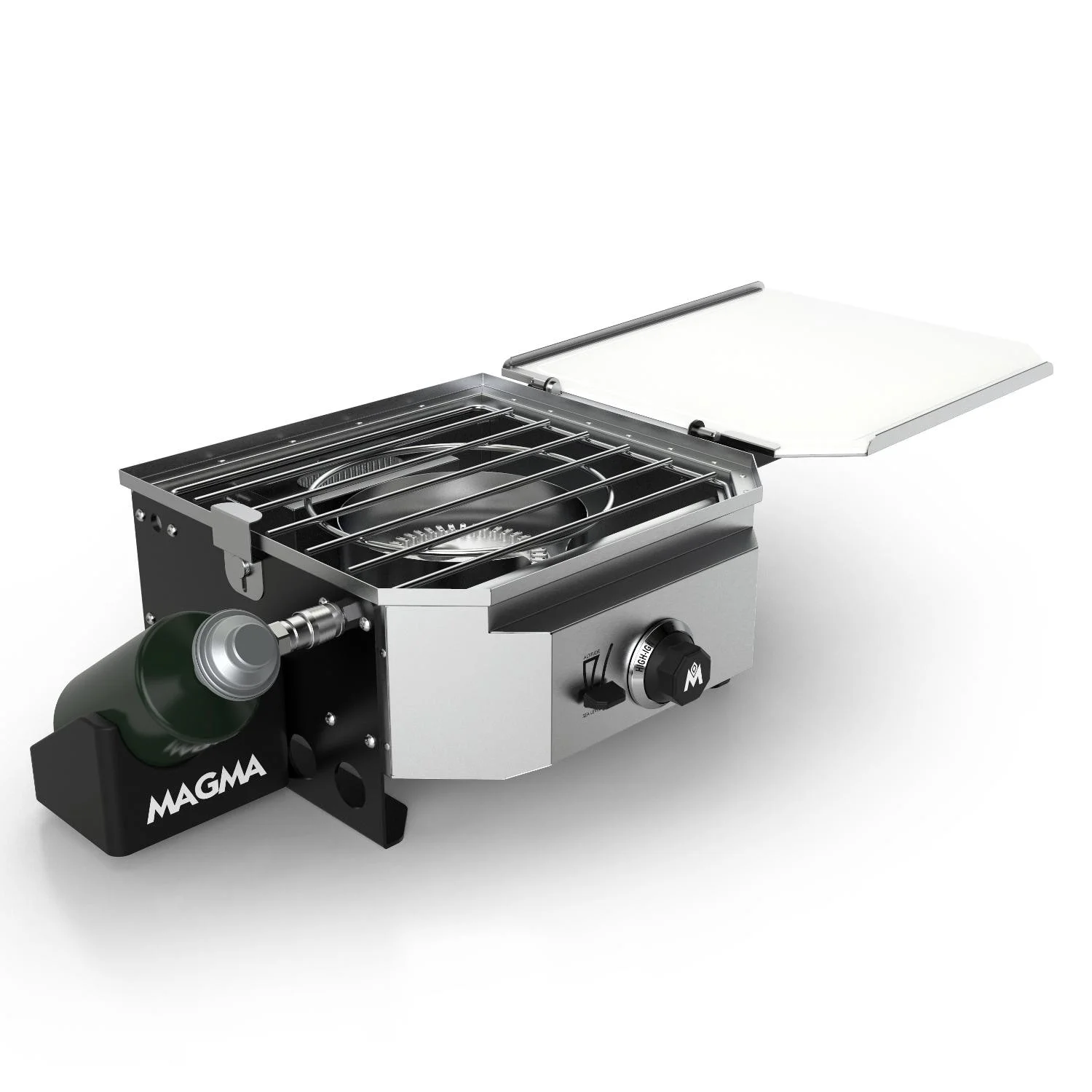 Magma Crossover Single Burner Camping Stove With Grill Top
