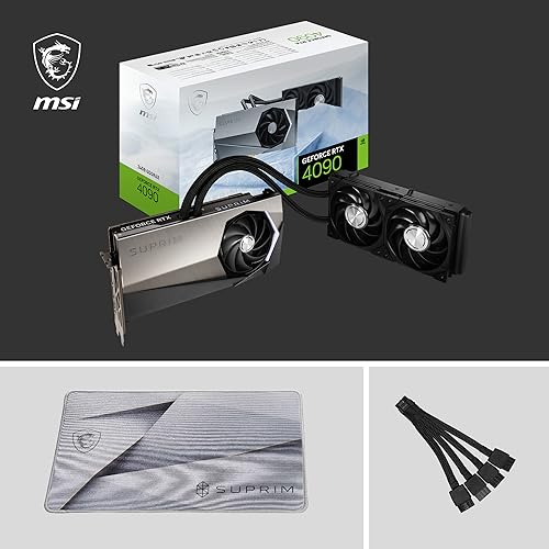 MSI NVIDIA GeForce RTX 4090 Suprim X 24GB GDDR6X Graphics Card
