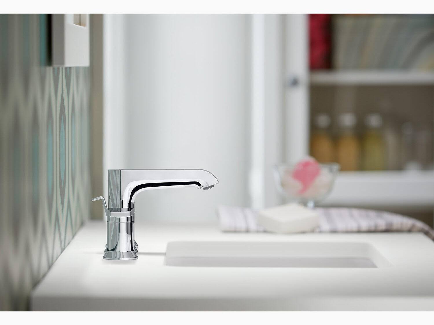 Kohler K-97093-4 Hint Widespread Bathroom Sink Faucet Vibrant Brushed Nickel