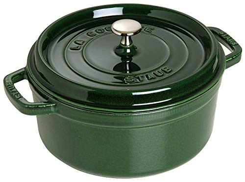 Staub 1133885 Round Casserole Pot with Basil Steamer 26 cm