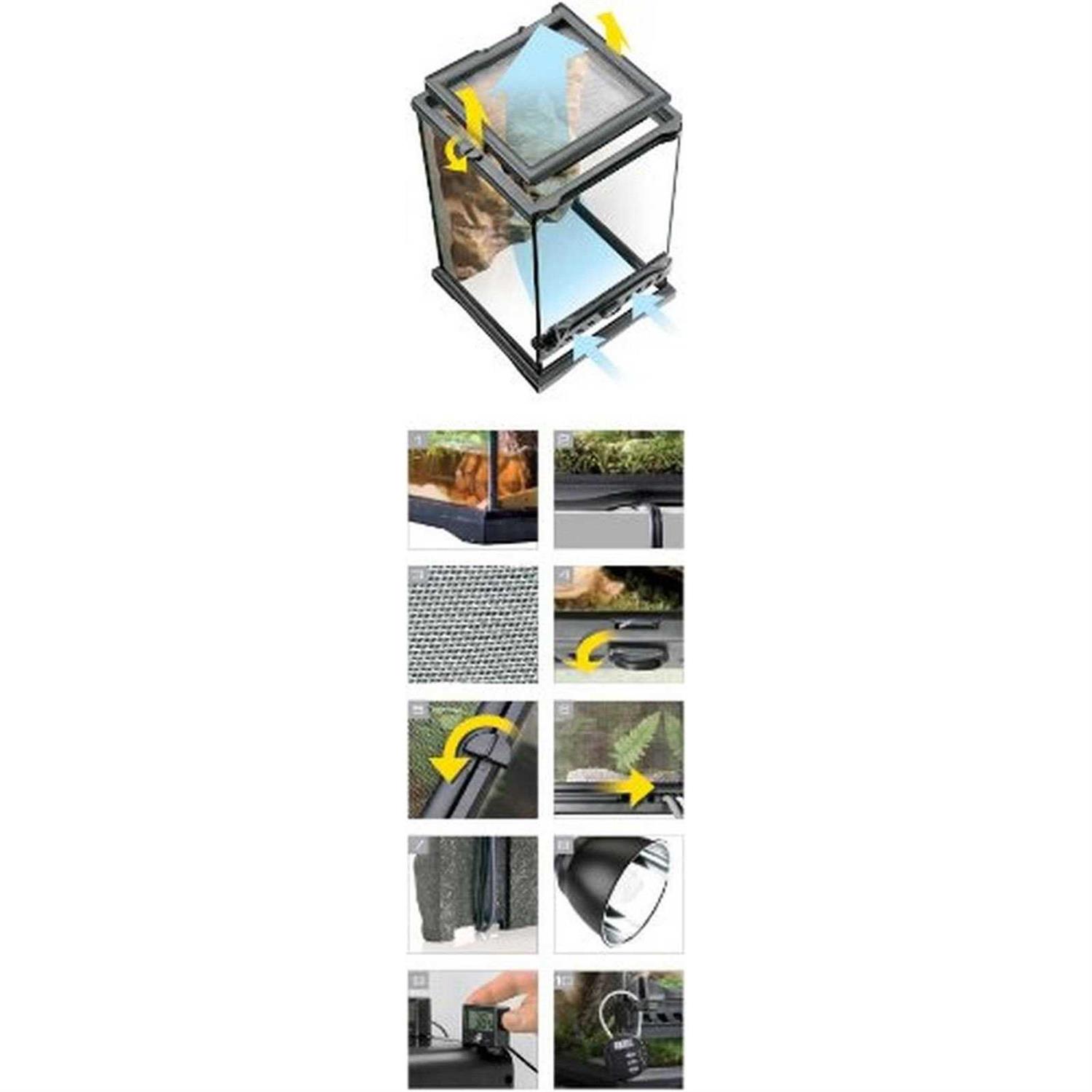 Exo Terra Glass Terrarium Nano - Pet Supplies online store
