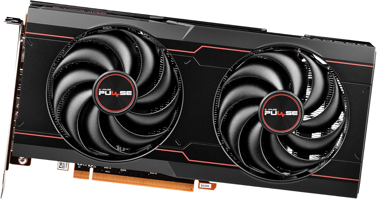 Sapphire Technology 11309-03-20G Pulse AMD Radeon RX 6600 XT Gaming Graphics Card with 8GB GDDR6, AMD RDNA 2