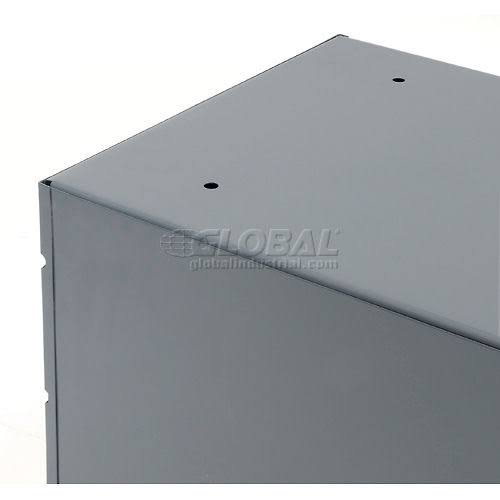 Durham 004-95 Modular 9 Drawer Steel Storage Cabinet- Gray