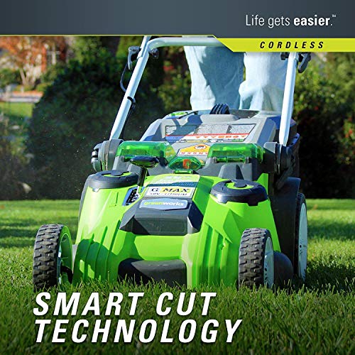 Greenworks 25302 20-Inch 40V Twin Force Cordless Lawn Mower, 5.0Ah