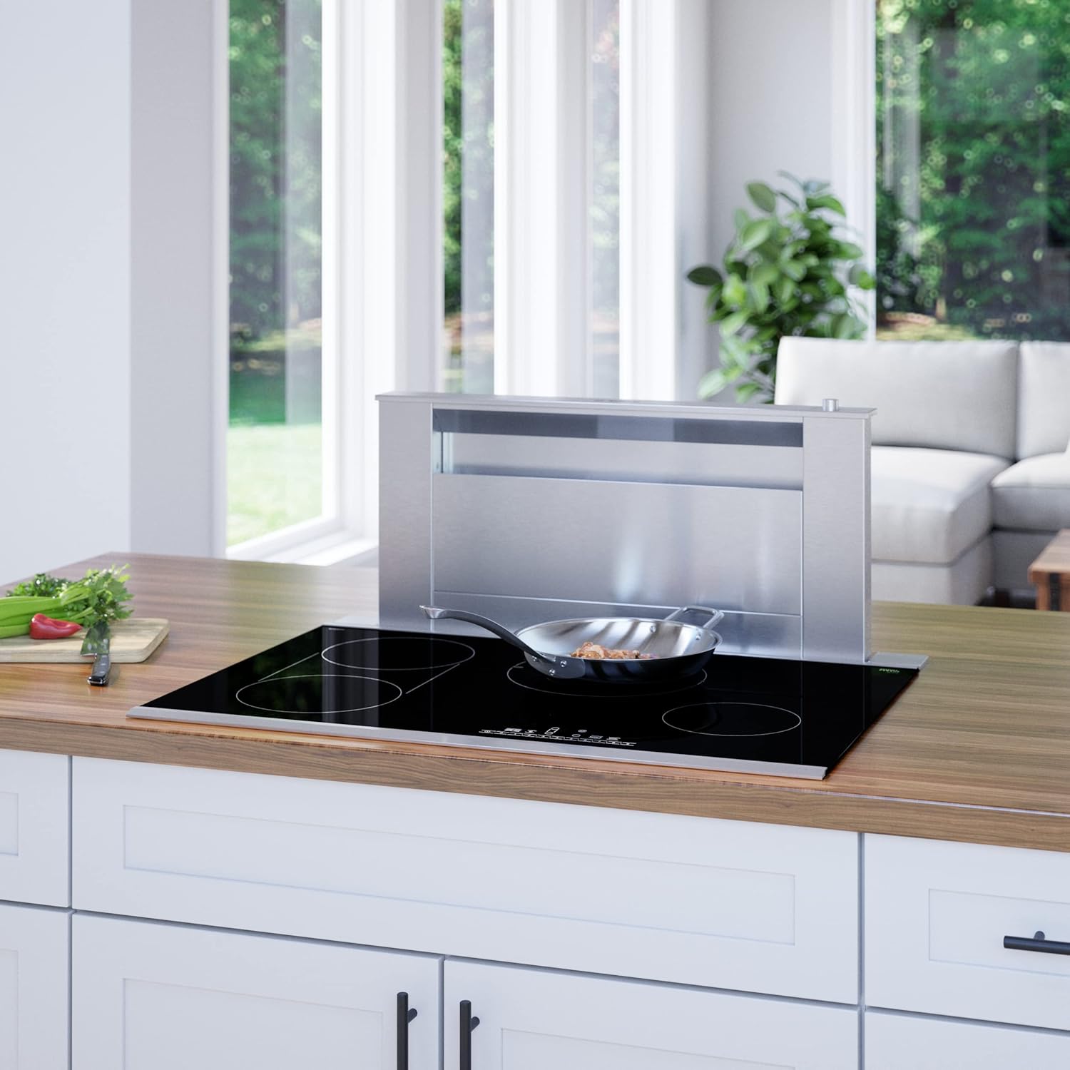 Bosch 30-Inch Black Stainless Steel Electric Cooktop