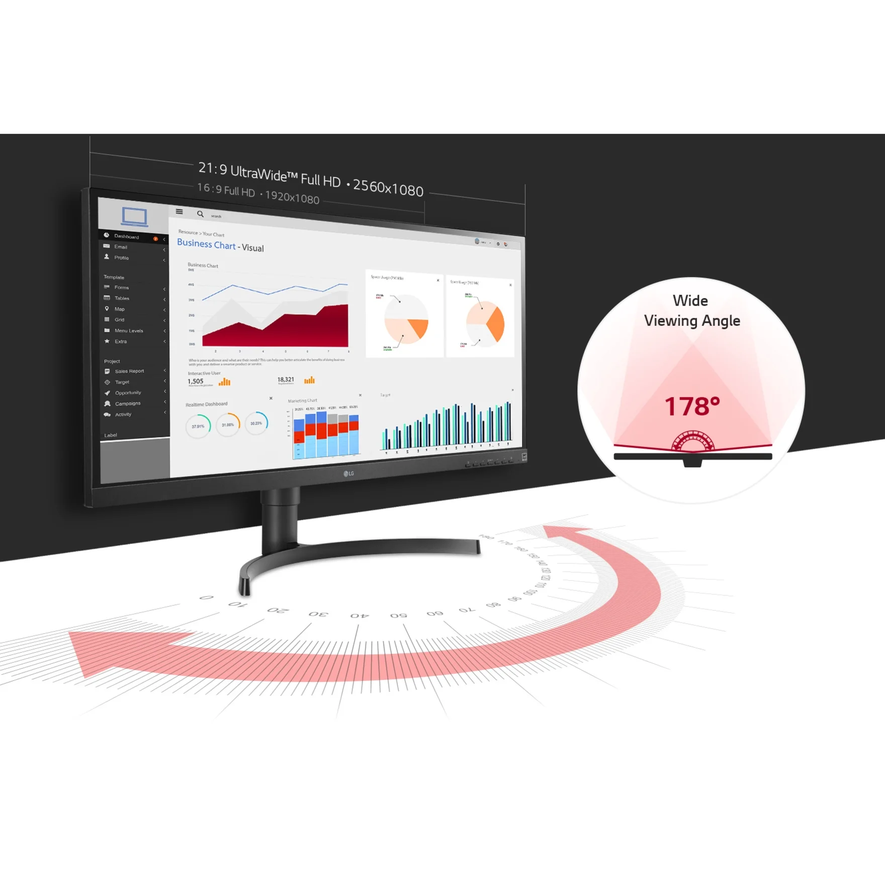34 Lg Fullhd 2560x1080 Ultrawide Ips Thin Client Led Monitor 34cn650n-6a