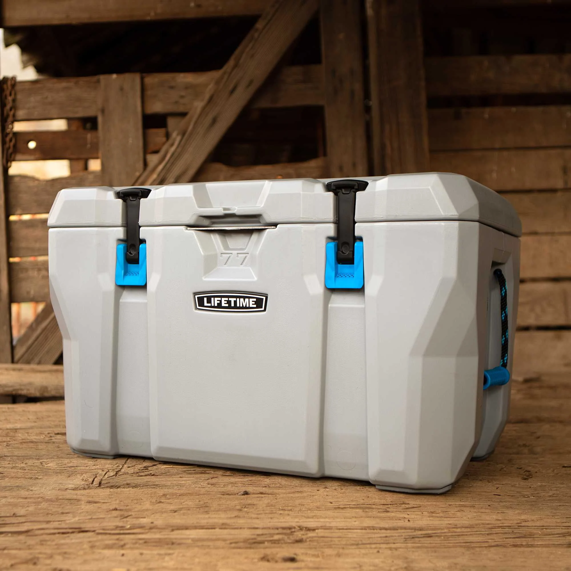 Lifetime 77 Quart High Performance Polyethylene Cooler, Light Gray (90903)