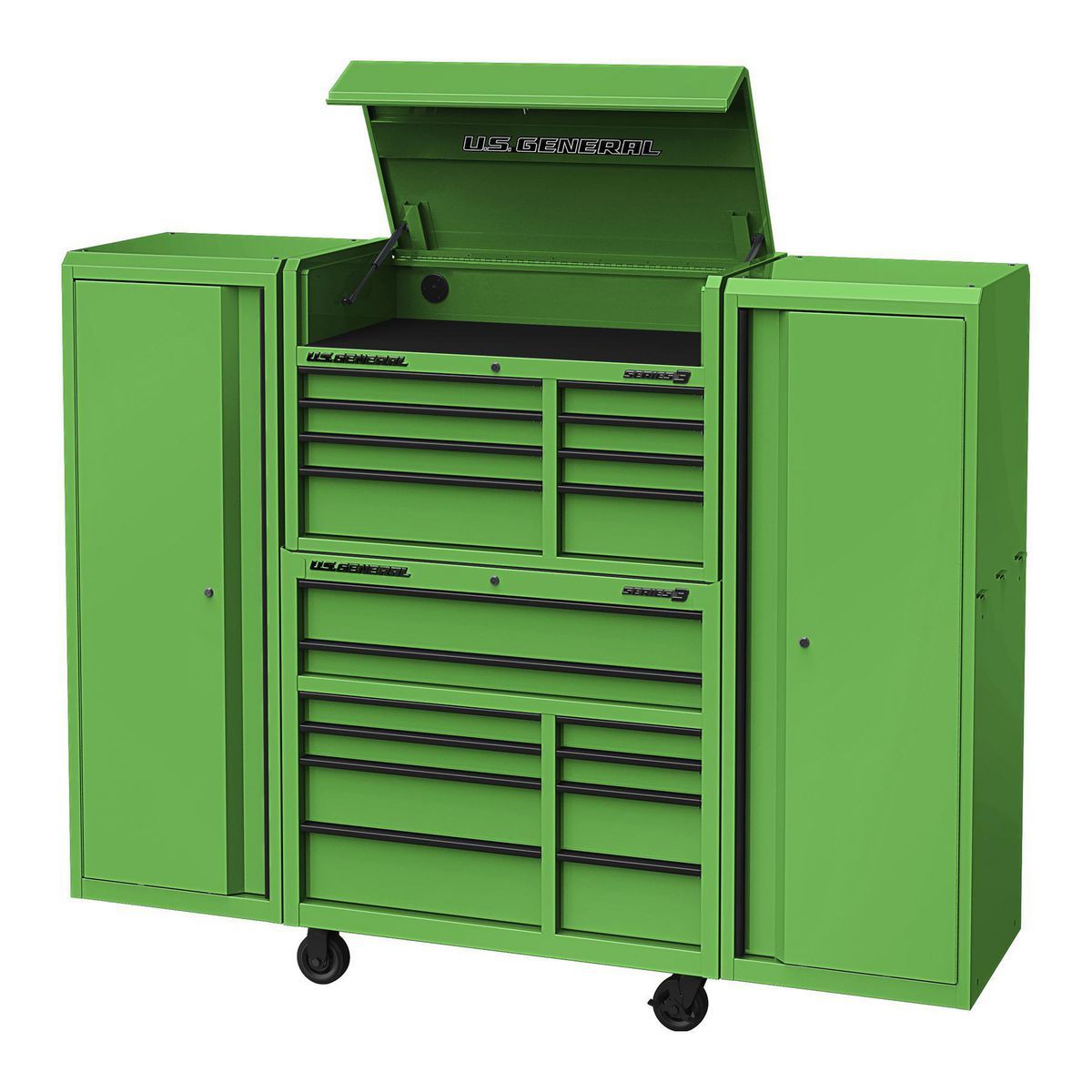 U.S. GENERAL 42 in. x 22 in. Top Chest, Series 3, Black