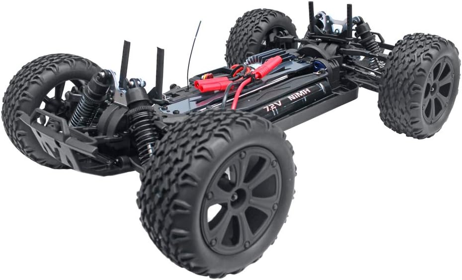 Redcat Racing Blackout XTE 1/10 Scale Electric Monster Truck with Waterproof Electronics, Red