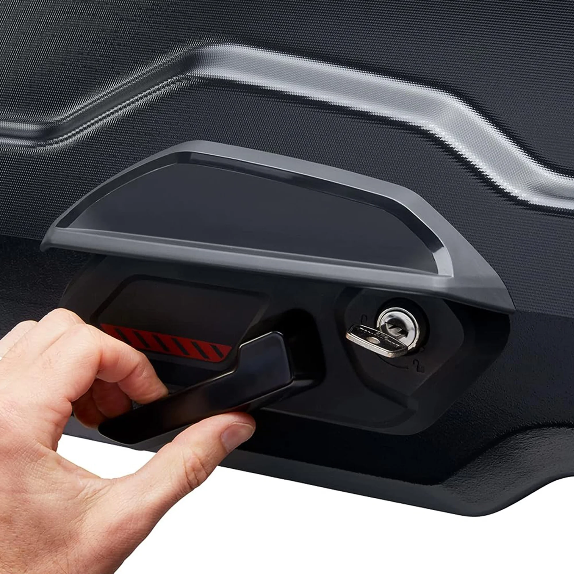 Yakima CBX 18 Cubic Foot Vehicle Rooftop Premium Cargo Carrier Box, Black