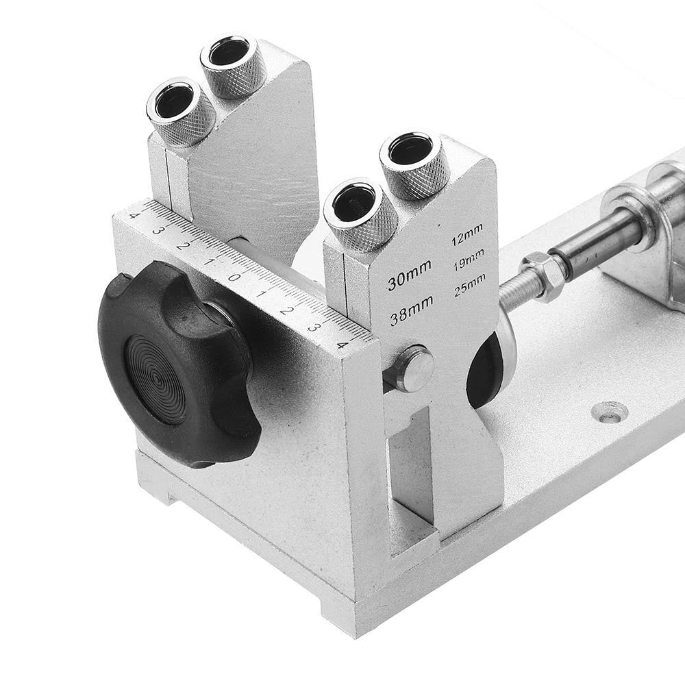 Banggood Woodworking Pocket Hole Jig System Guide Carpenter Kit with Clamp and Hole Drill Bits