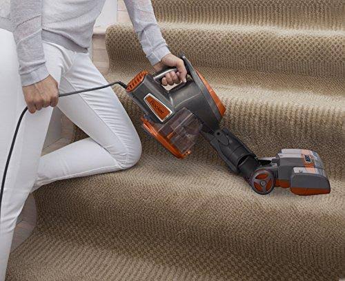 Shark Rocket Ultra-Light Corded Bagless Vacuum for Carpet and Hard Floor Cleaning with Swivel Steering (hv301), Gray/Orange