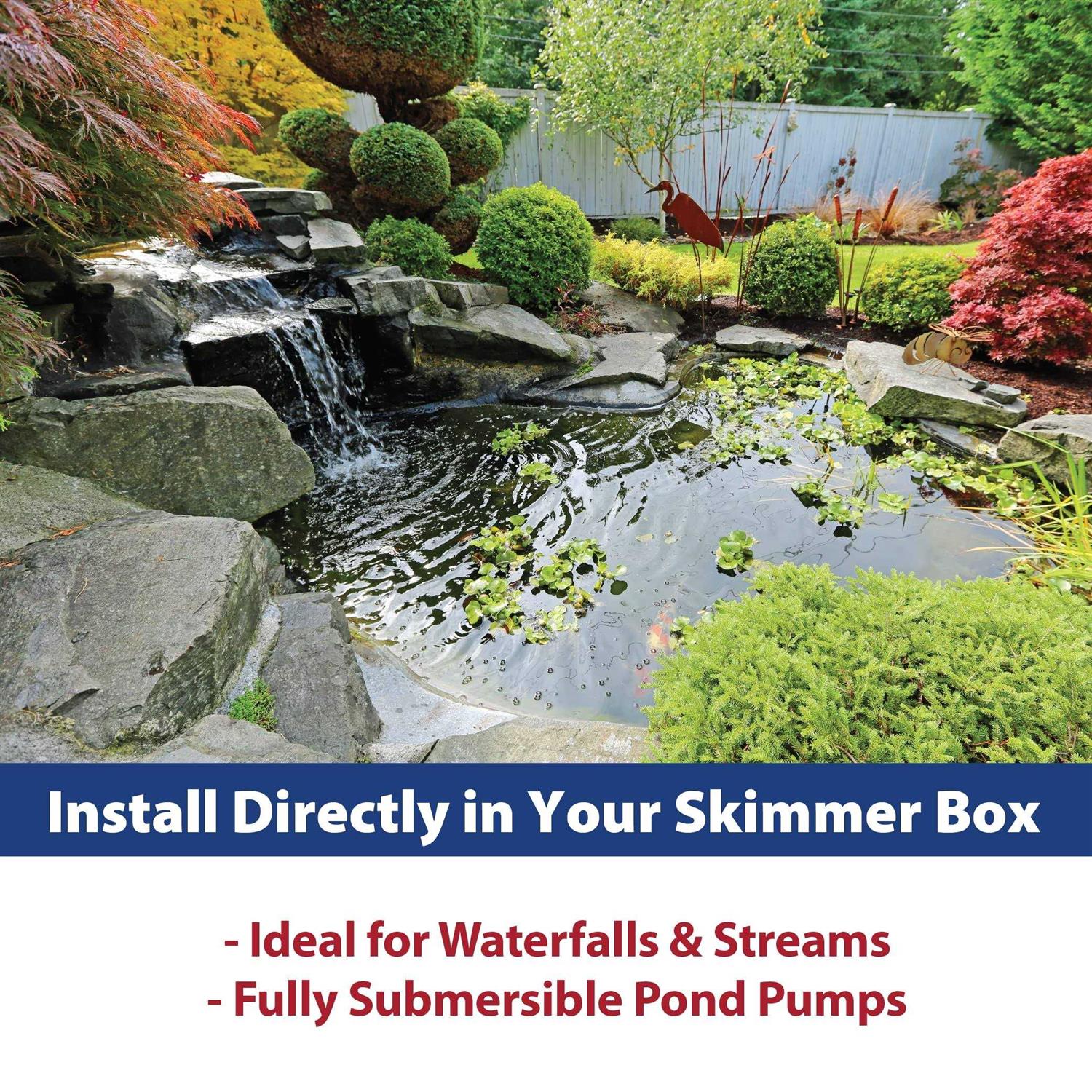 The Pond Guy RapidFlo Asynchronous Waterfall Pump - Shop Hardware Tools Online Store