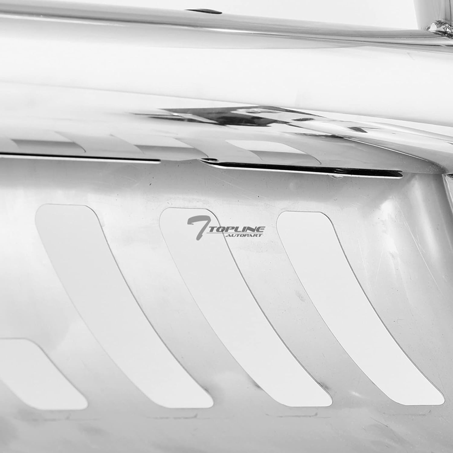 Polished Stainless Steel Bull Bar Brush Push Front Bumper Grill Grille Guard With Skid Plate Compatible With 10-23 Toyota 4Runner