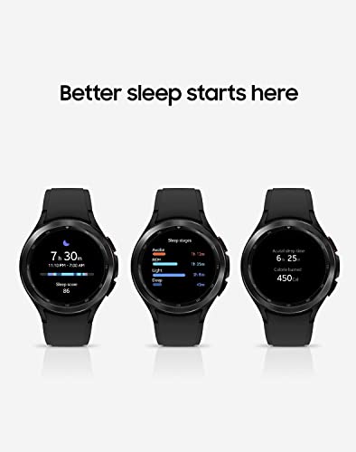 SAMSUNG Galaxy Watch4 Classic Version 46mm Black Stainless Steel Smartwatch| Verizon 4G LTE| with ECG Monitor Tracker for Health & Fitness + GPS Fall Detection- (Renewed)
