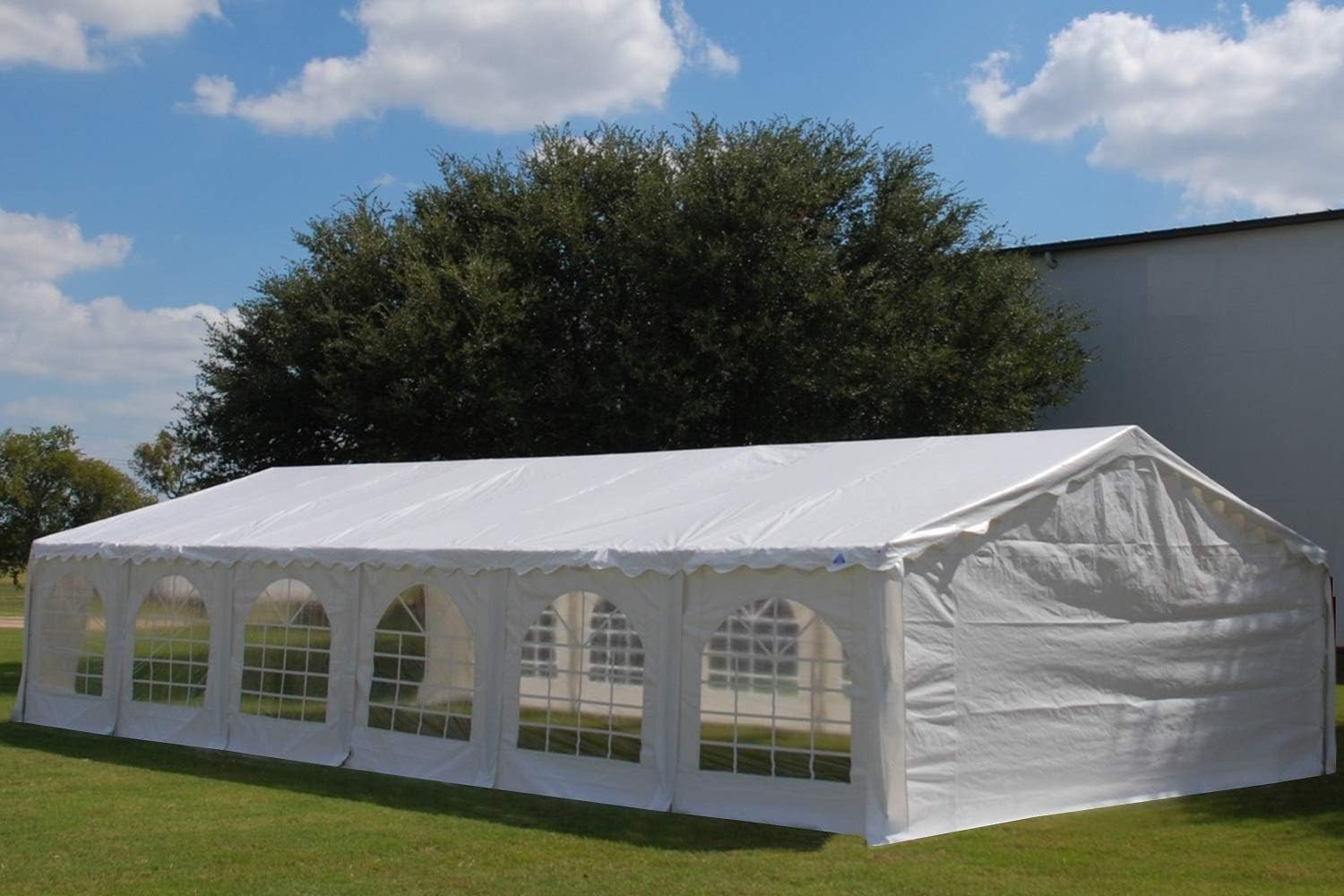 DELTA 40'x20' Budget PE Party Tent, Tents for Parties, Carpas para Fiestas,Heavy Duty Outdoor Event Canopy,Wedding Tent,with Waterproof Top