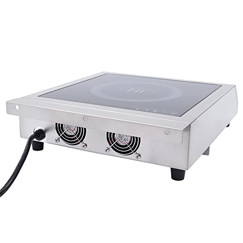 3500W Professional Induction Cooktop, Portable Countertop Burner, Electric Induction Burner with Sensor Touch and LCD Screen