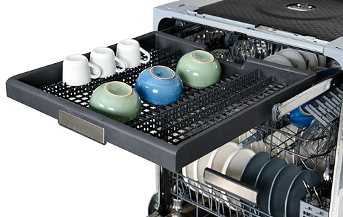 Kenmore 24" Built-In Stainless Steel Tub Dishwasher with EasyFlex 3rd Rack, SmartWash, UltraWash Plus, TurboDry, and MoreSpace Adjustable Rack, Energy Star Certified