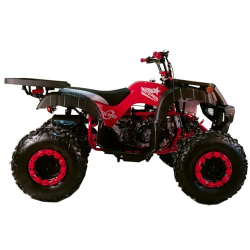 X-PRO 200 Utility ATV with Automatic Transmission w/Reverse,Big 23"/22" Wheels! (Red)