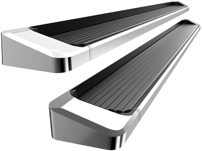 APS Premium iBoard Running Boards 6in Compatible with Silverado Sierra Regular Cab 19-22