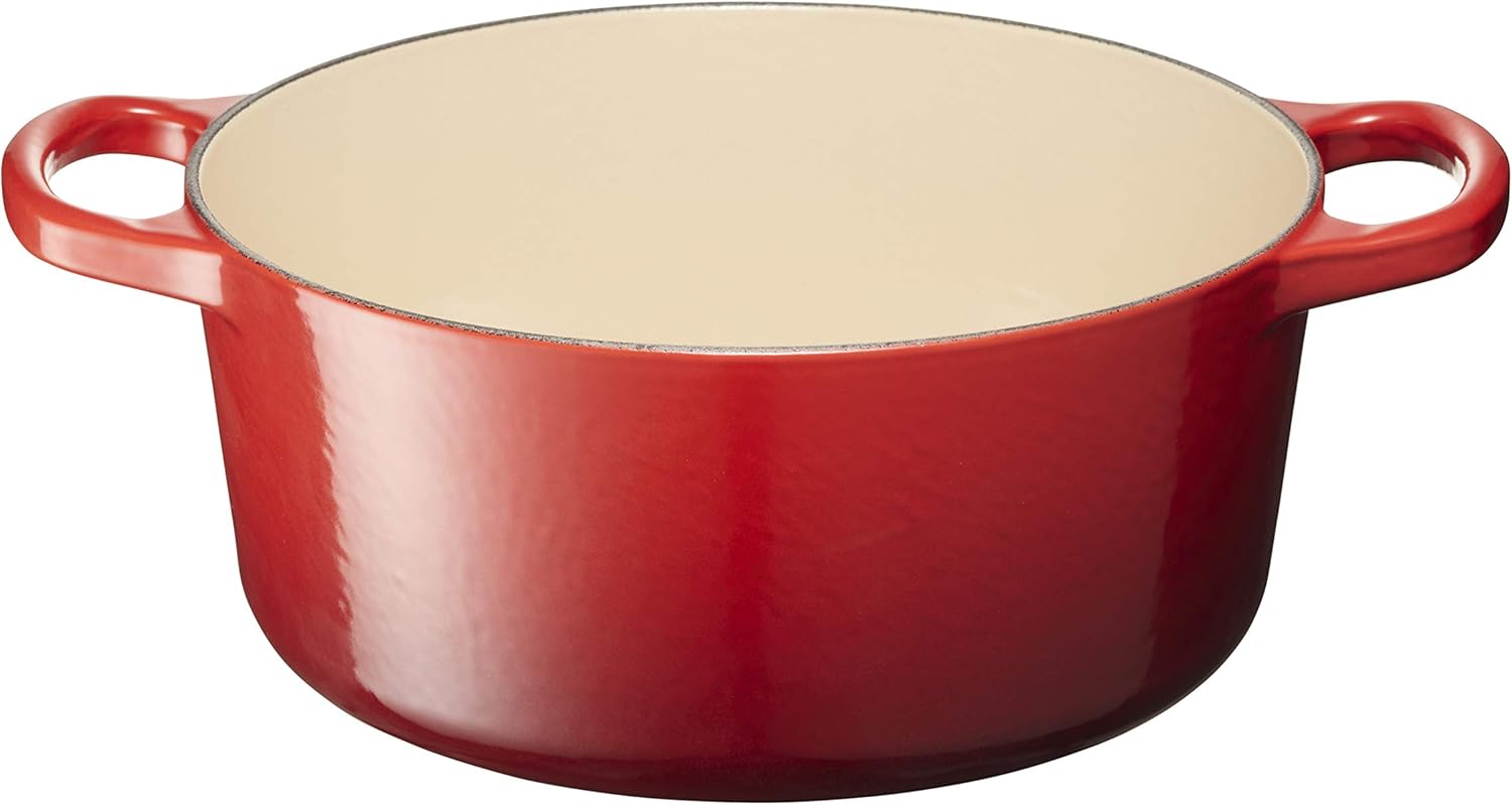 Le Creuset Enameled Cast Iron Signature Round Dutch Oven, 4.5 qt., Cerise