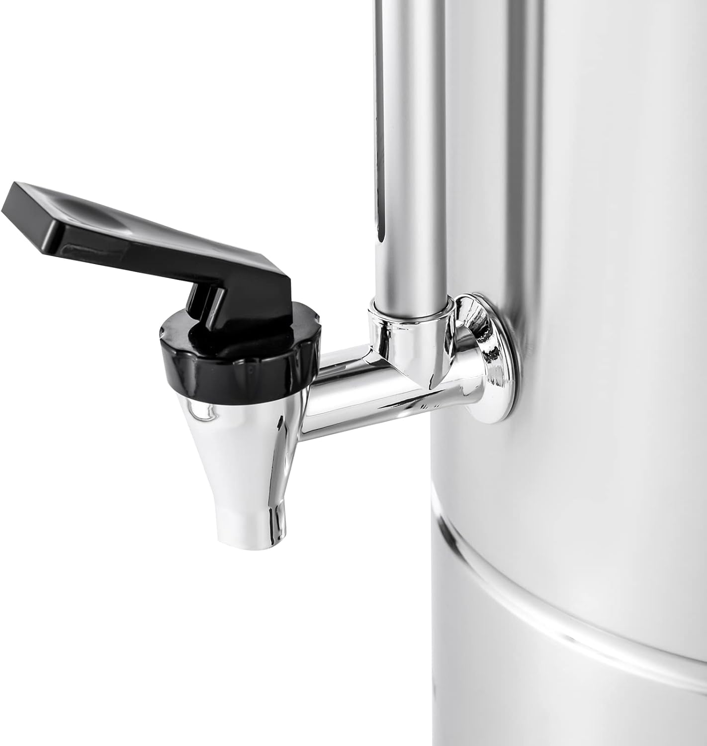Hot Water Dispenser, 25L/6.6 gal Commercial Stainless Steel Electric Hot Water Boiler With Double-layer Barrel Wall, Portable Thermostable Tea Urn Coffee Boiler With Practical Faucet For Hot Drinks