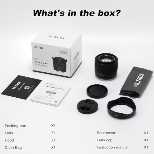 VILTROX Pro 27mm f/1.2 F1.2 XF Fuji for Fujifilm X Mount Lens,27mm APS-C X Lens for Fuji X-T5 X-H2S X-S20 X-T4 X-S10 X-T200 X-T30 II X-H1 X-T30 X-A7 X-Pro3 X-E4 X-T2 X-Pro2