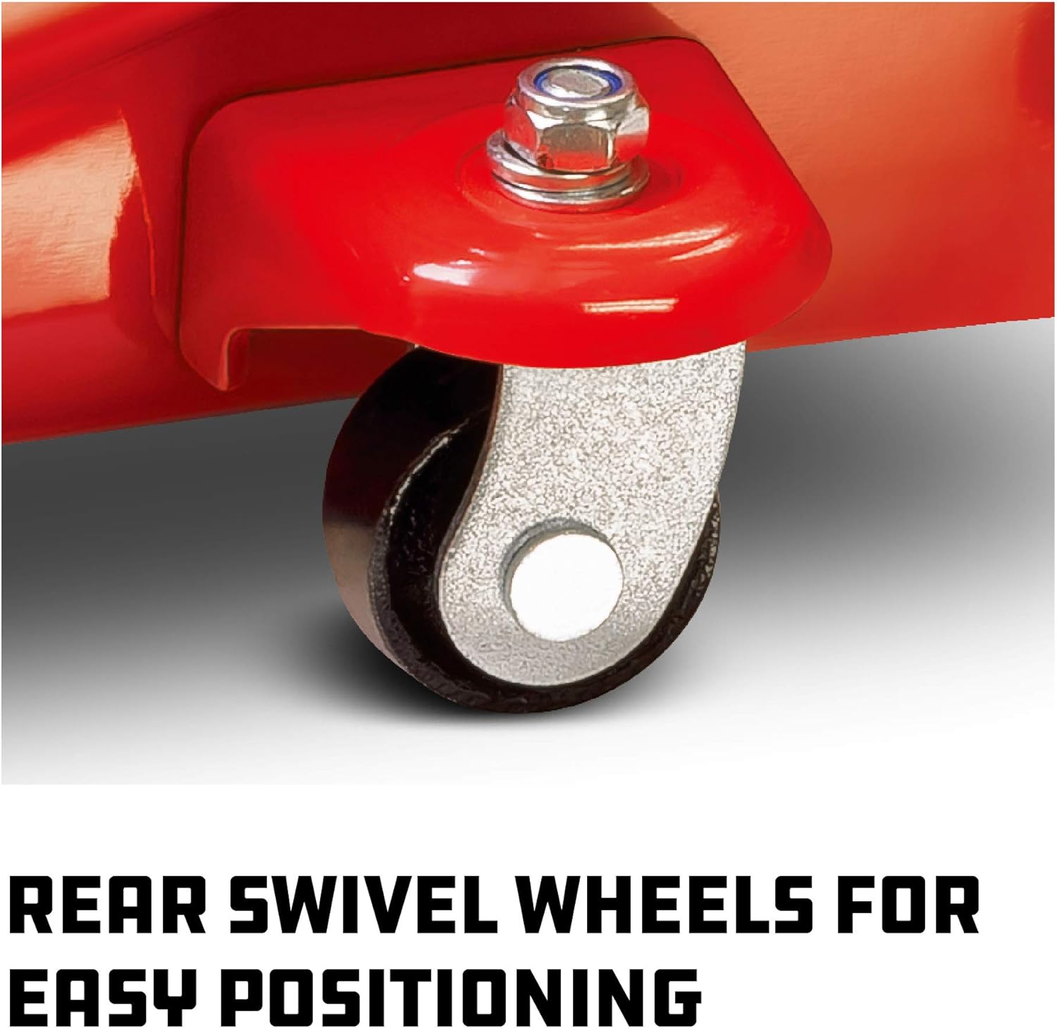 Powerbuilt Alltrade 640181 Garage 2-Ton Trolley Jack, red Pack of 2