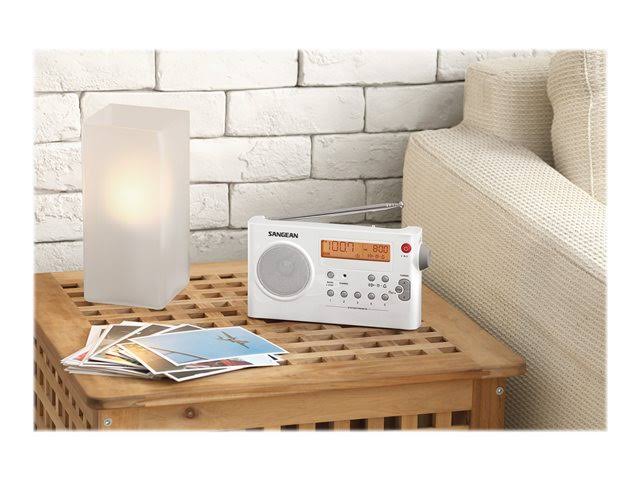 Sangean PR-D7 Portable Radio - White