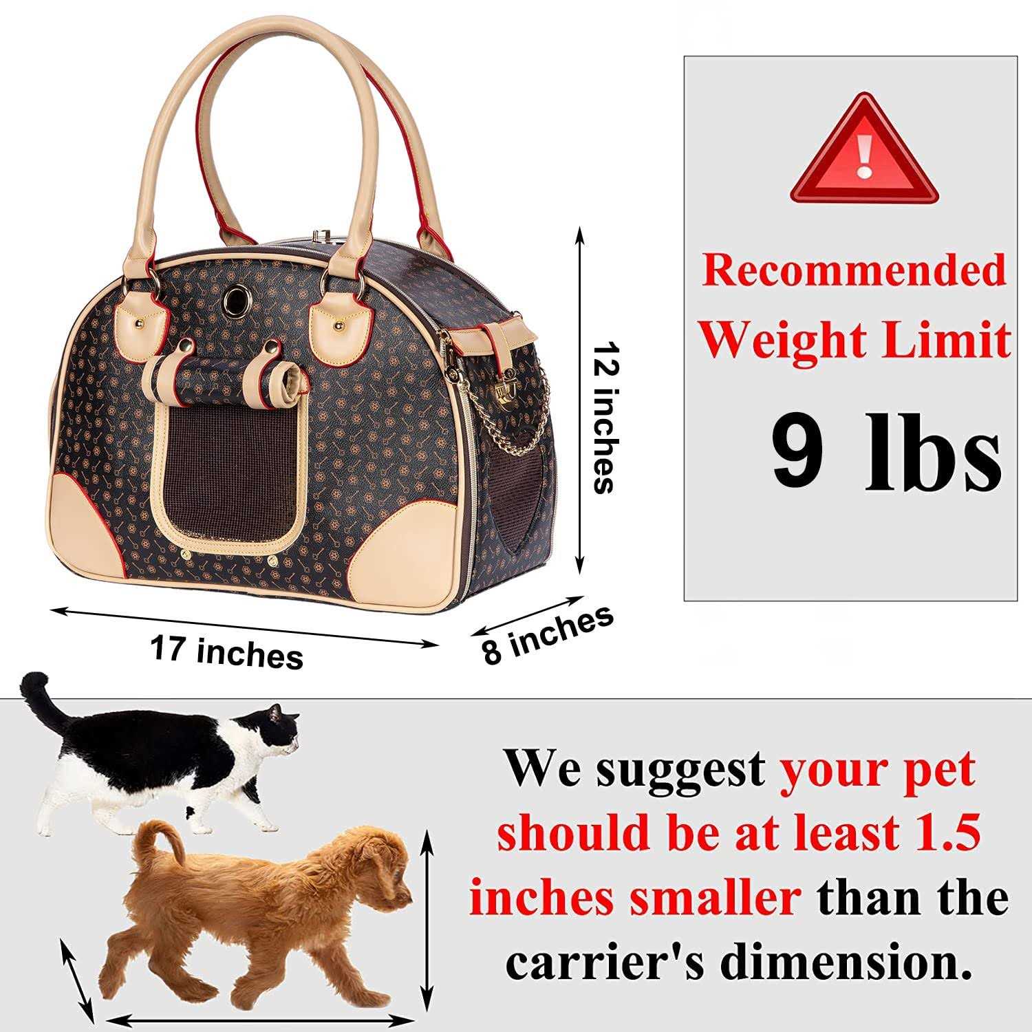 pawfun Luxury Dog Purse Carrier - Pet Supplies online store