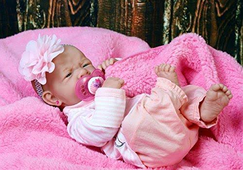 My Baby Realistic Berenguer 15 Inches Anatomically Correct Real Girl Baby Washable Doll Soft Vinyl Accessories
