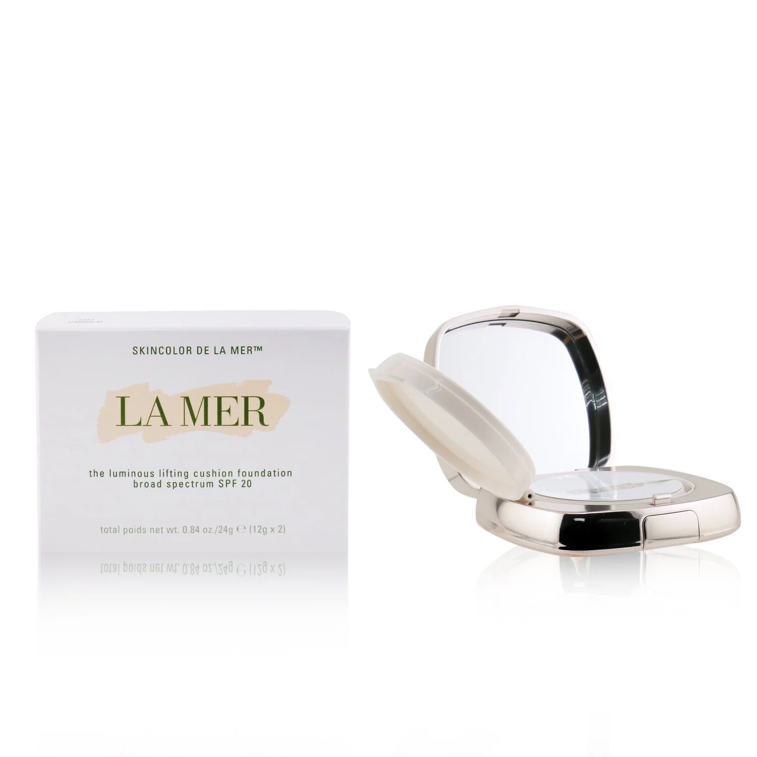 La Mer The Luminous Lifting Cushion Foundation SPF 20 (With Extra Refill) - # 13 Warm Ivory  2x12g/0.41oz