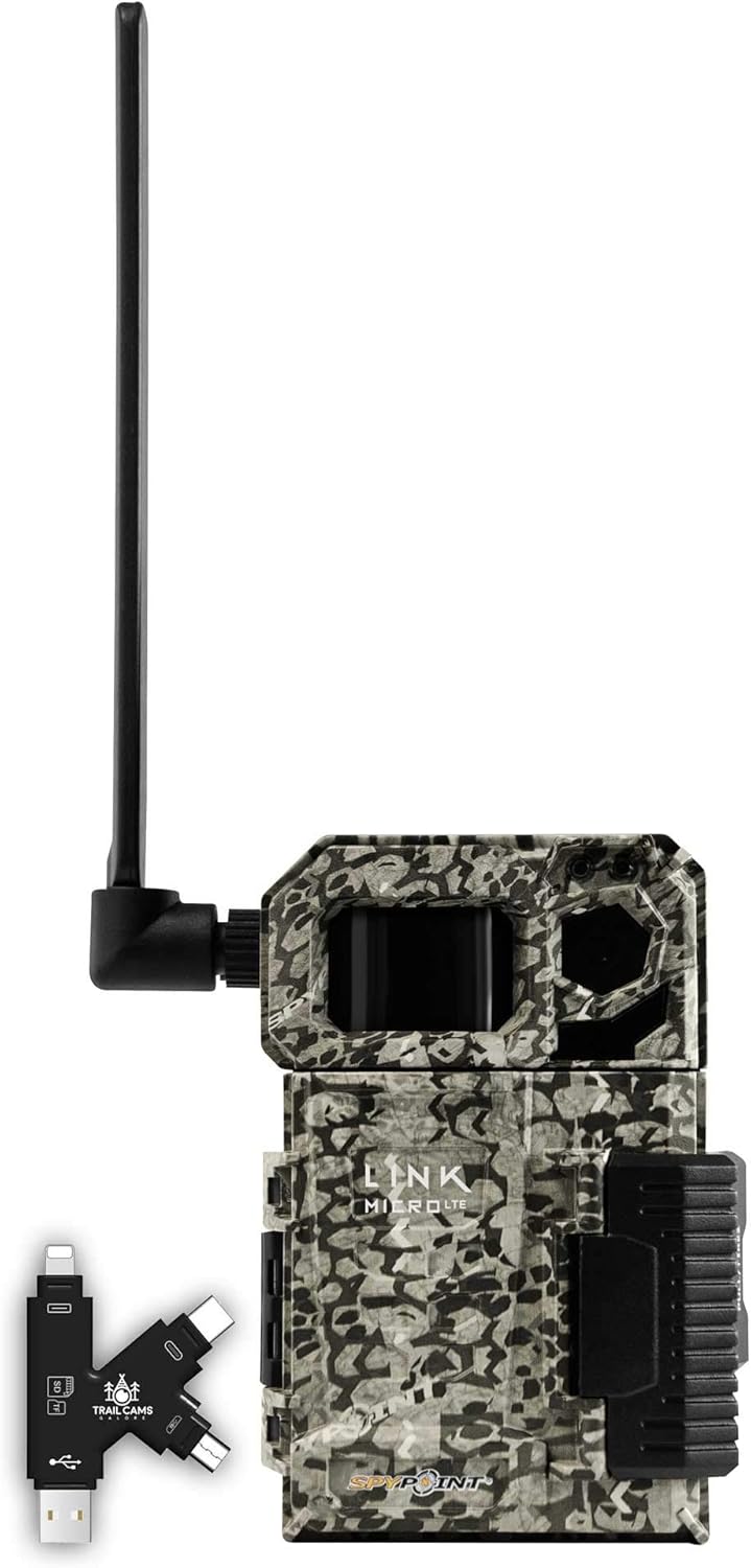 SPYPOINT Link-Micro-LTE Cellular Trail Camera with Card Reader (Link-Micro-LTE-V)