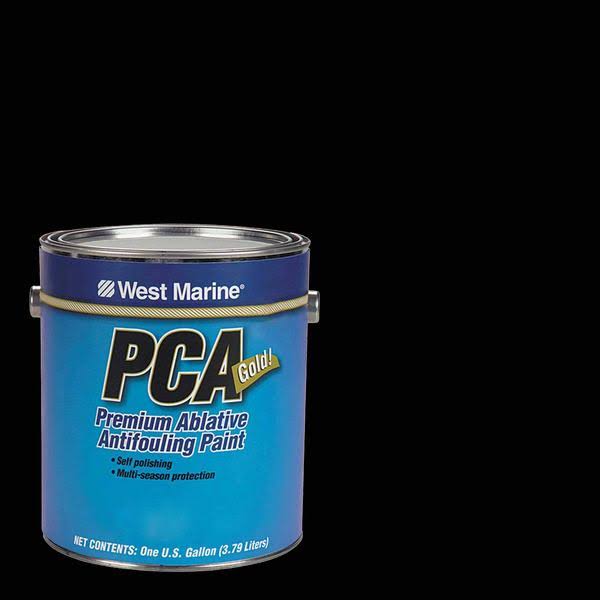 West Marine PCA Gold Ablative Antifouling Paint, Black, Gallon | for Boats
