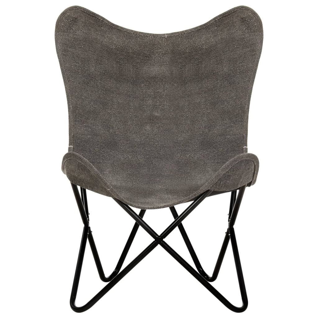 Butterfly Chair Anthracite Canvas
