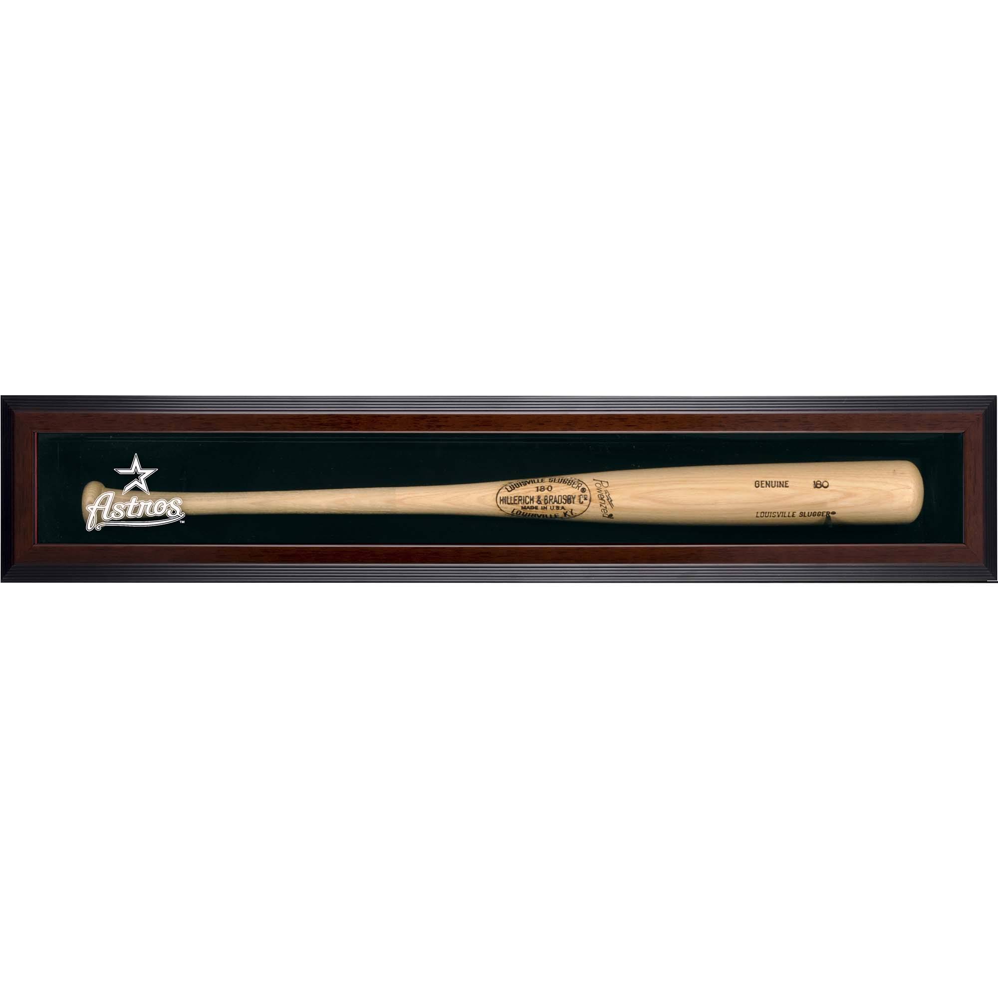 Fanatics Authentic Houston Astros Logo Brown Framed Single Bat Display Case
