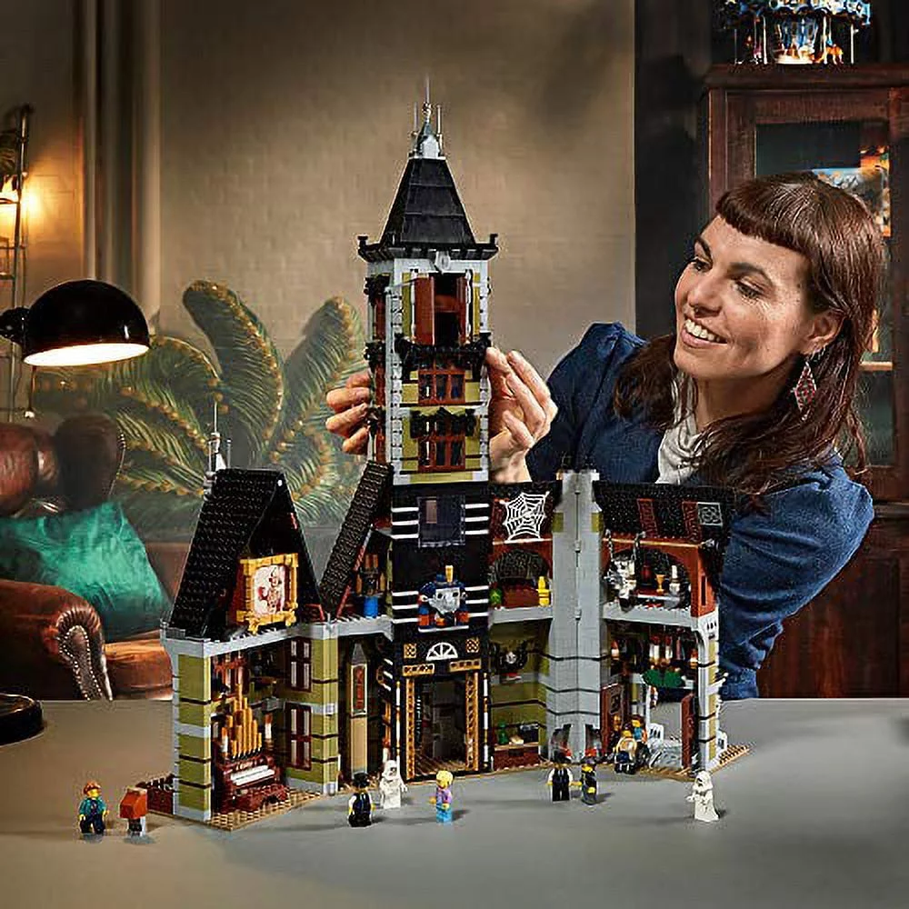 LEGO Haunted House (10273) Building Kit; A Displayable Model Haunted House and a Creative DIY Project for Adults, New 2021 (3,231 Pieces)