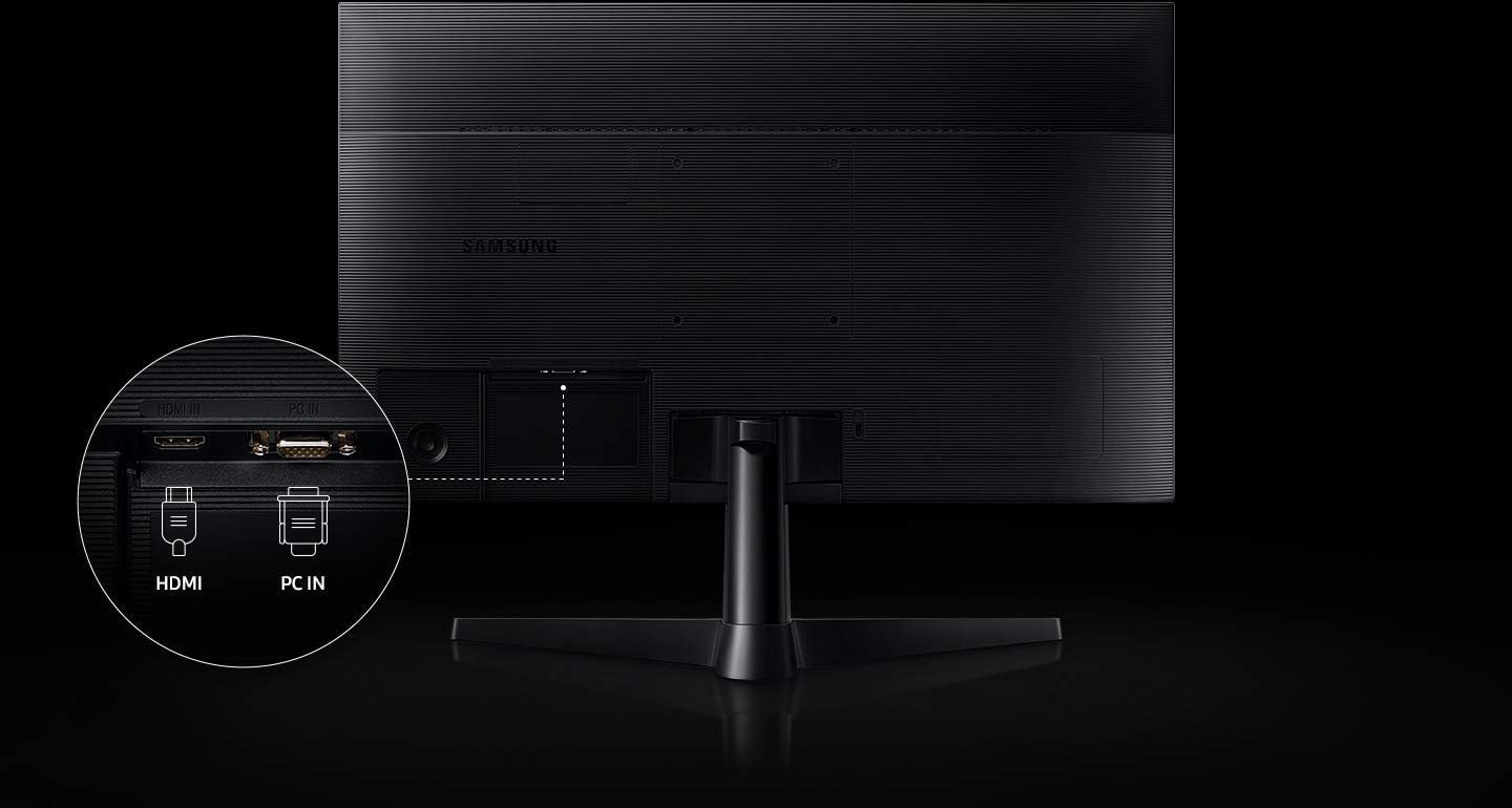 Samsung 27-Inch T35F Series FHD 16:9 1080p Computer Monitor, 75Hz, IPS Panel, HDMI, VGA (D-Sub), 3-Sided Border-Less, FreeSync, LF27T350FHNXZA - Boomph