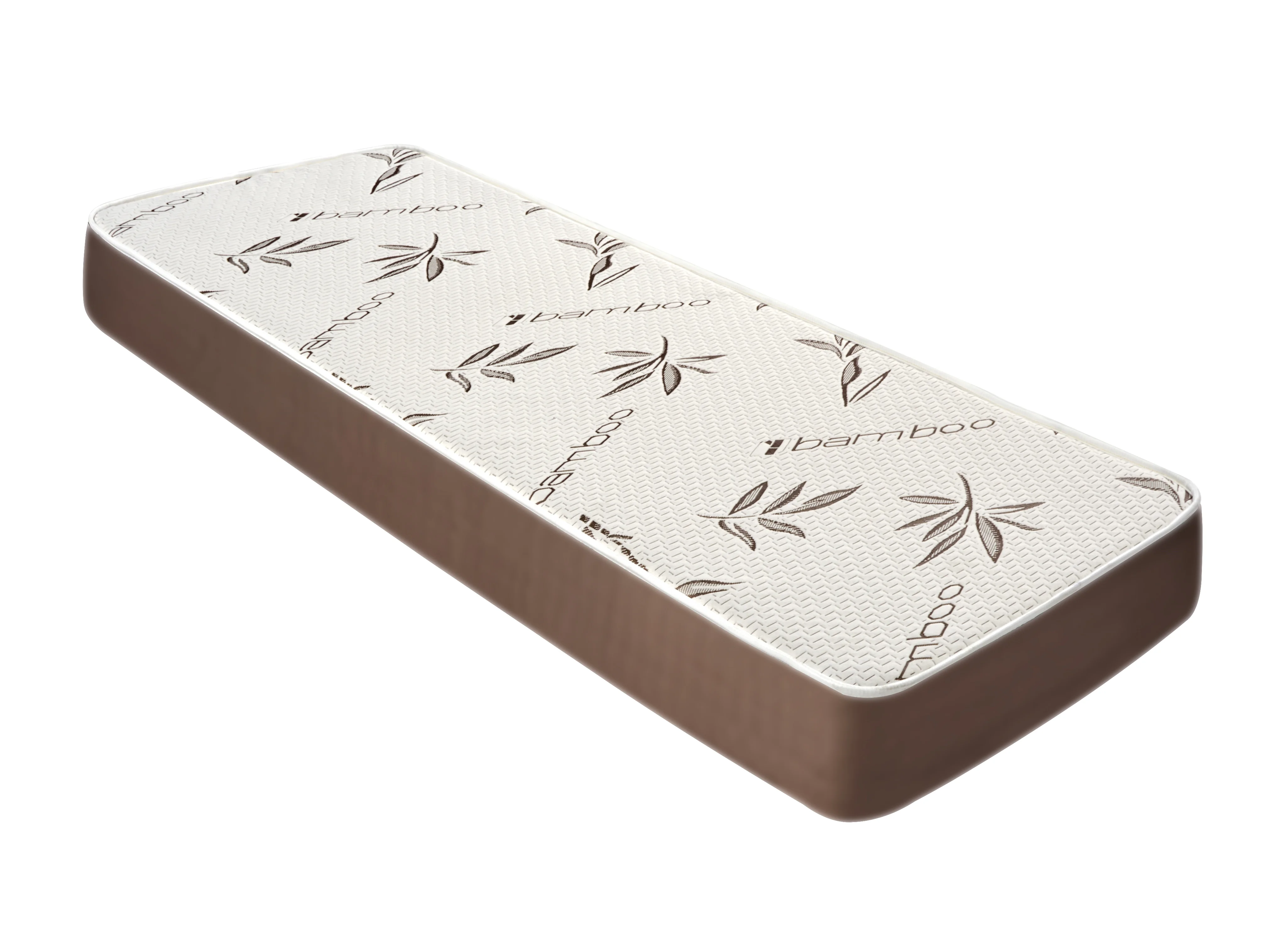 Fortnight Bedding  6 Inch Gel Memory Foam Mattress with Bamboo Cover,  Cot size 30x74   for RV, Cot, Folding, Guest & Day Bed-- CertiPUR-US® Certified