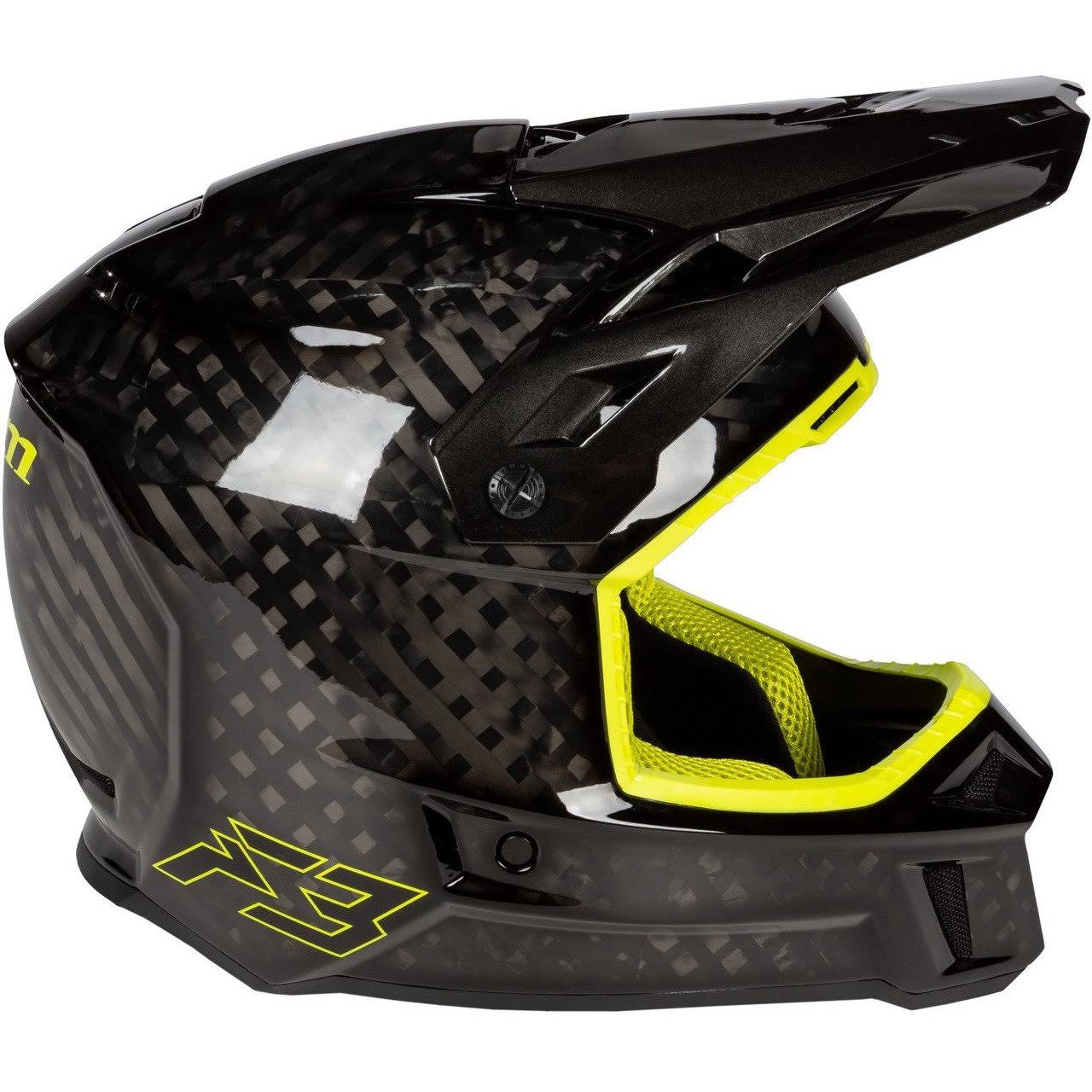 Klim F3 Carbon Helmet ECE SM Draft Electrik Gecko - Asphalt