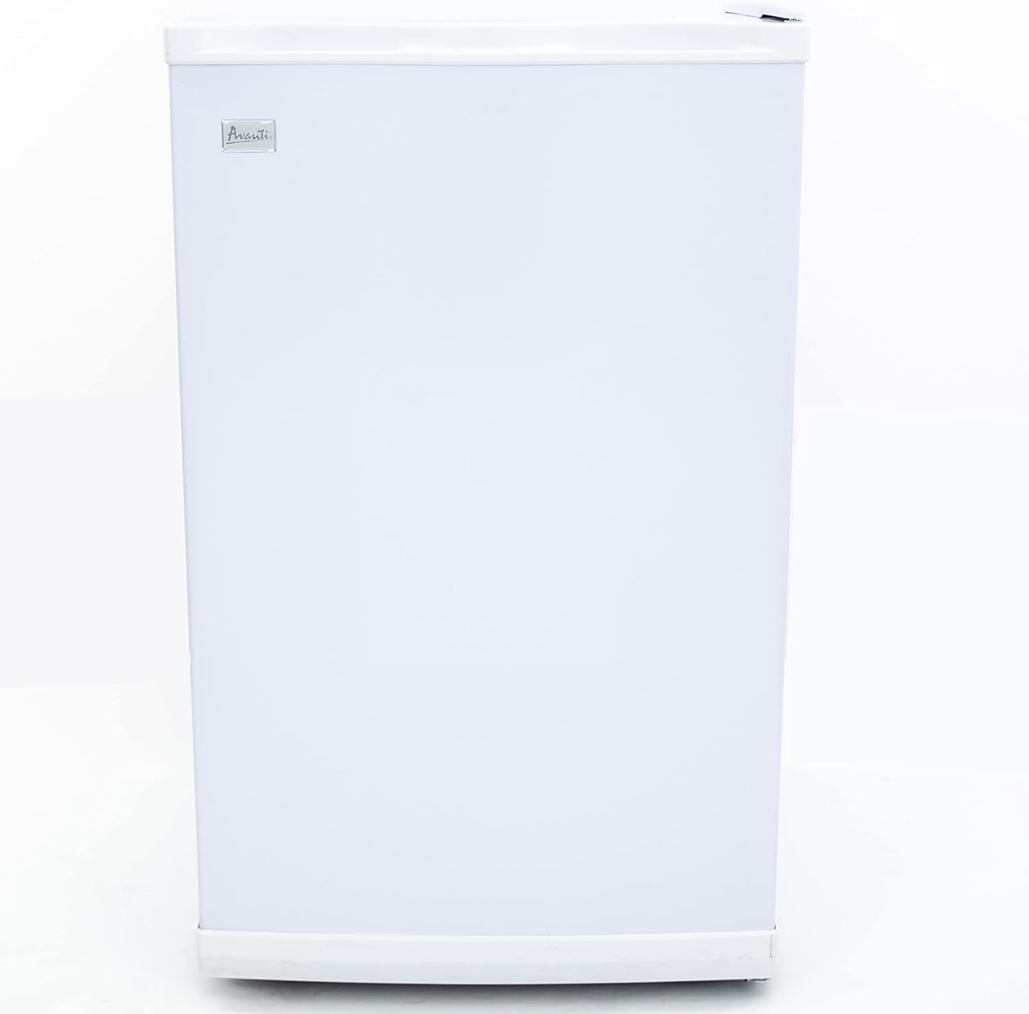 Avanti VF306 Compact Upright Freezer with 3 Metal Shelves, Adjustable Temperature Control, Flush-Back Design Perfect for Homes, Garages, Basements, White