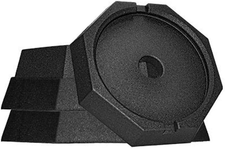 SnapPad HiWay Permanently Attached RV Leveling Jack Pad for HWH Round Landing Feet (10 inch 4-Pack)