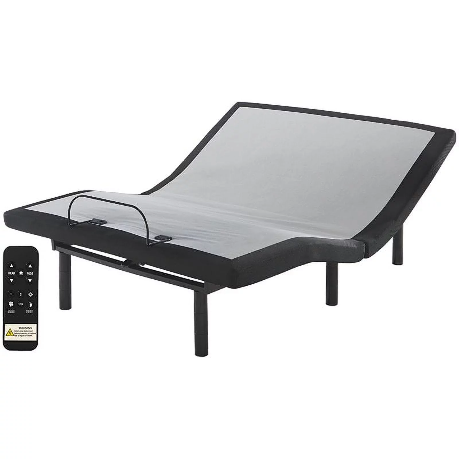 Ashley Furniture Adjustable Queen Bed with USB Ports in Black