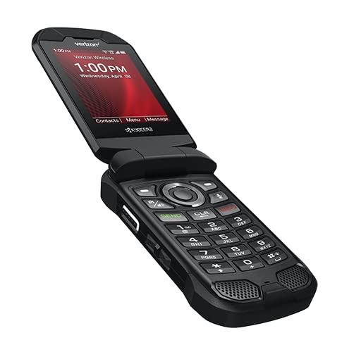 Kyocera DuraXV Extreme E4810 Verizon Rugged LTE Flip Basic Cell Phone Camera GPS Black- (Renewed)